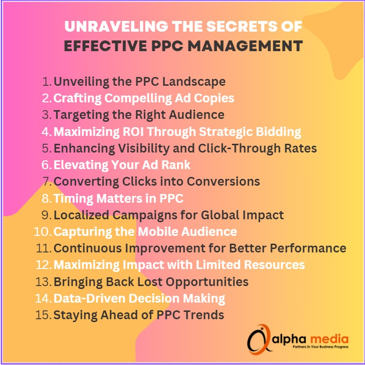 tips for effective ppc management by alpha media